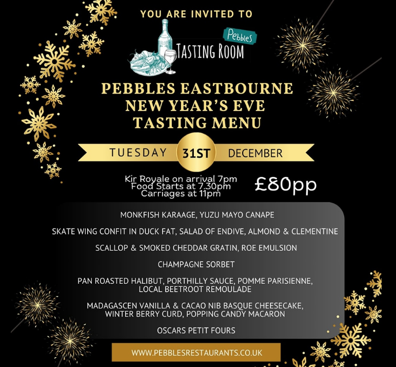 pebbles eastbourne 7 course tasting menu 